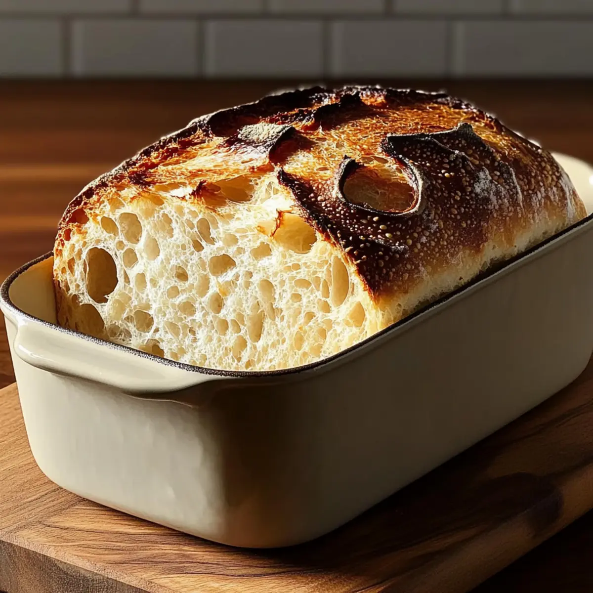 Crispy Le Creuset Bread Oven Loaves