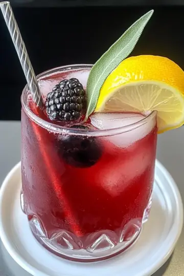 Blackberry Sage Iced Tea