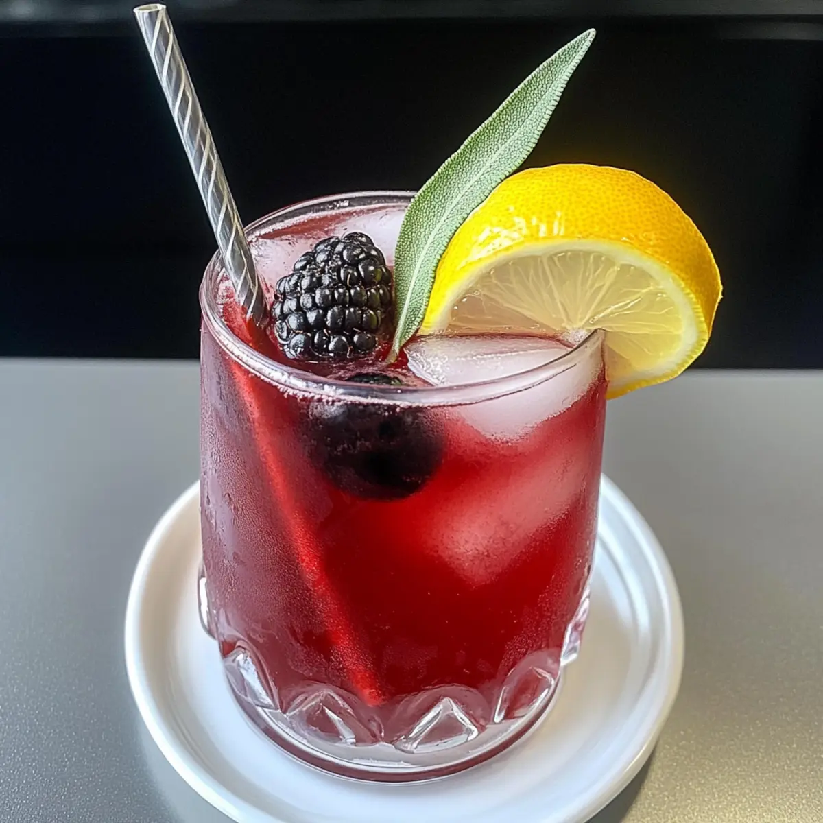 Blackberry Sage Iced Tea