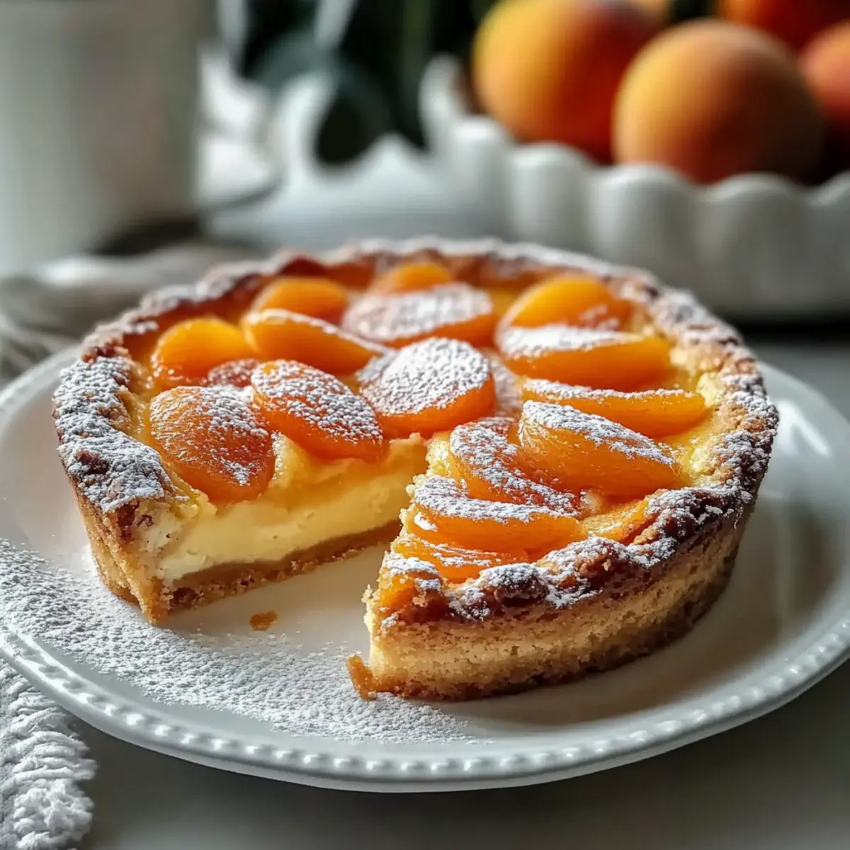 Apricot Almond Clafoutis