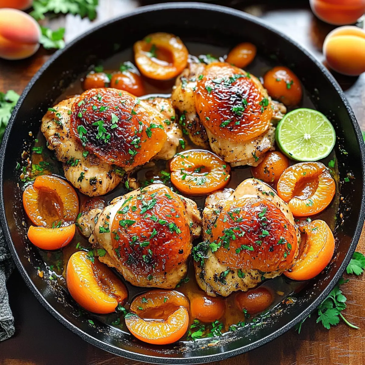 Chicken with Apricots