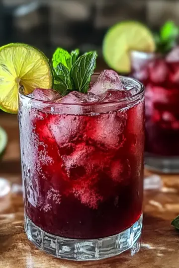 Refreshing Hibiscus Ginger Iced Tea