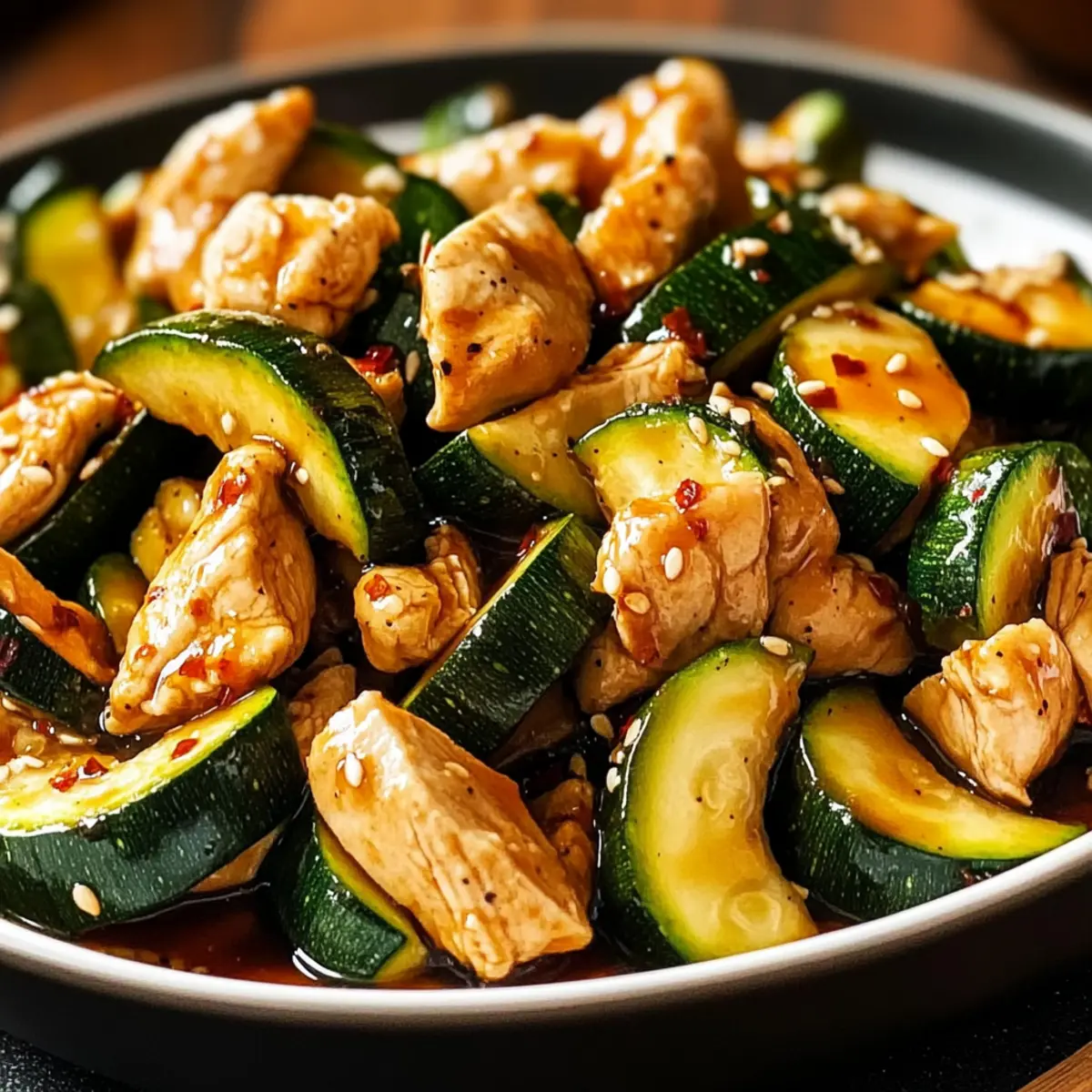Hibachi Zucchini Stir Fry