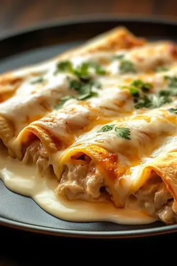 High Protein Chicken Enchiladas