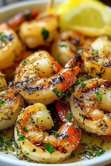 Lemon Garlic Grilled Shrimp Marinade