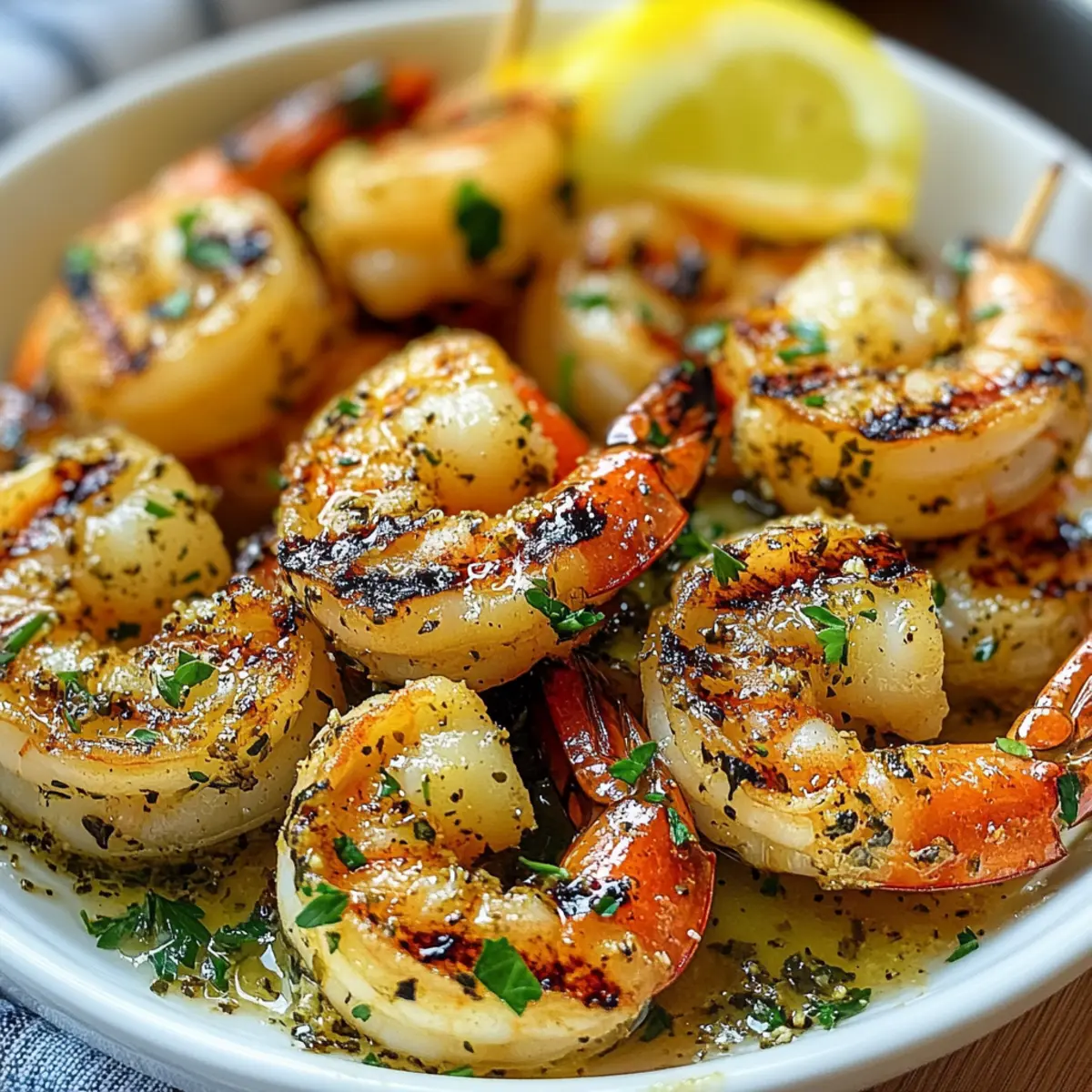 Lemon Garlic Grilled Shrimp Marinade