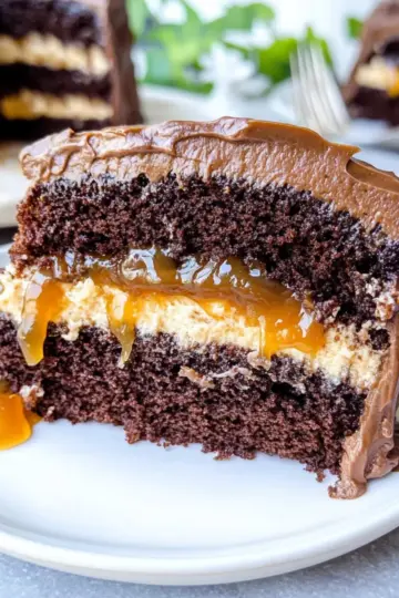 Chocolate and Salted Caramel Cake