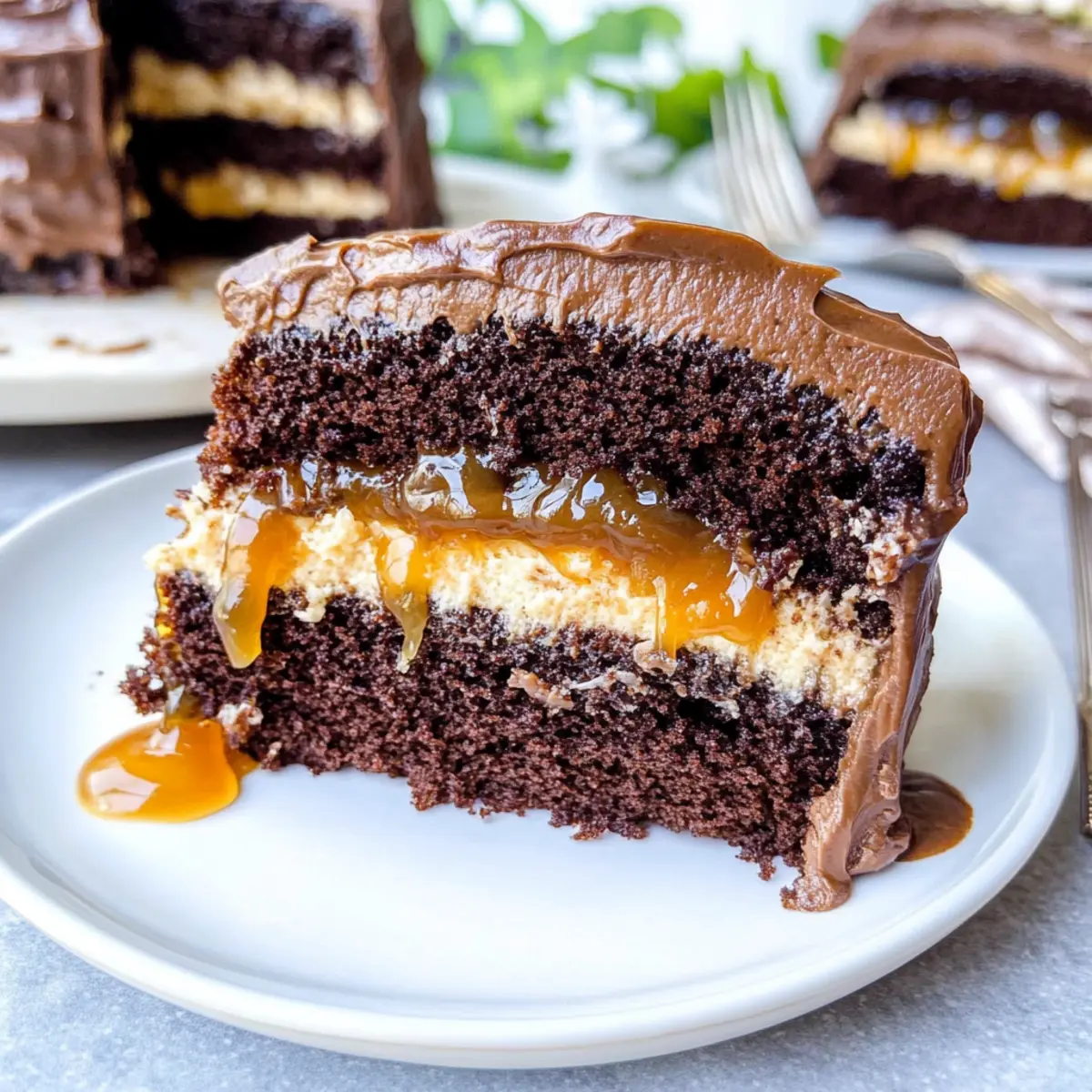 Chocolate and Salted Caramel Cake