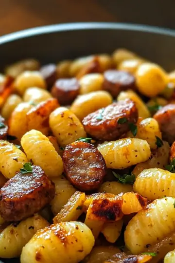 Sheet Pan Gnocchi and Sausage