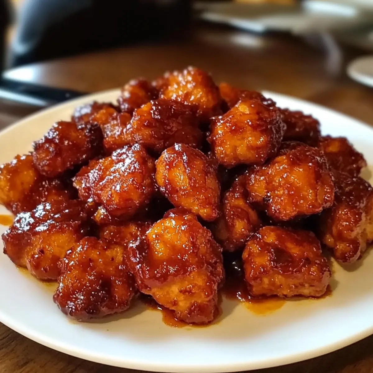High Protein BBQ Chicken Bites