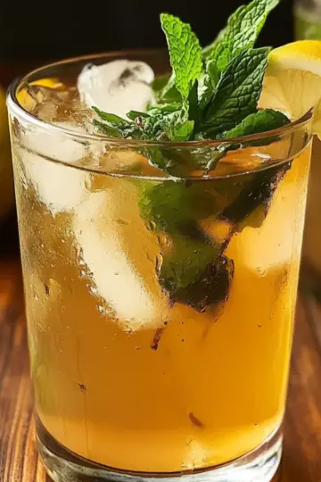 Crispy Mint Lemon Verbena Iced Tea
