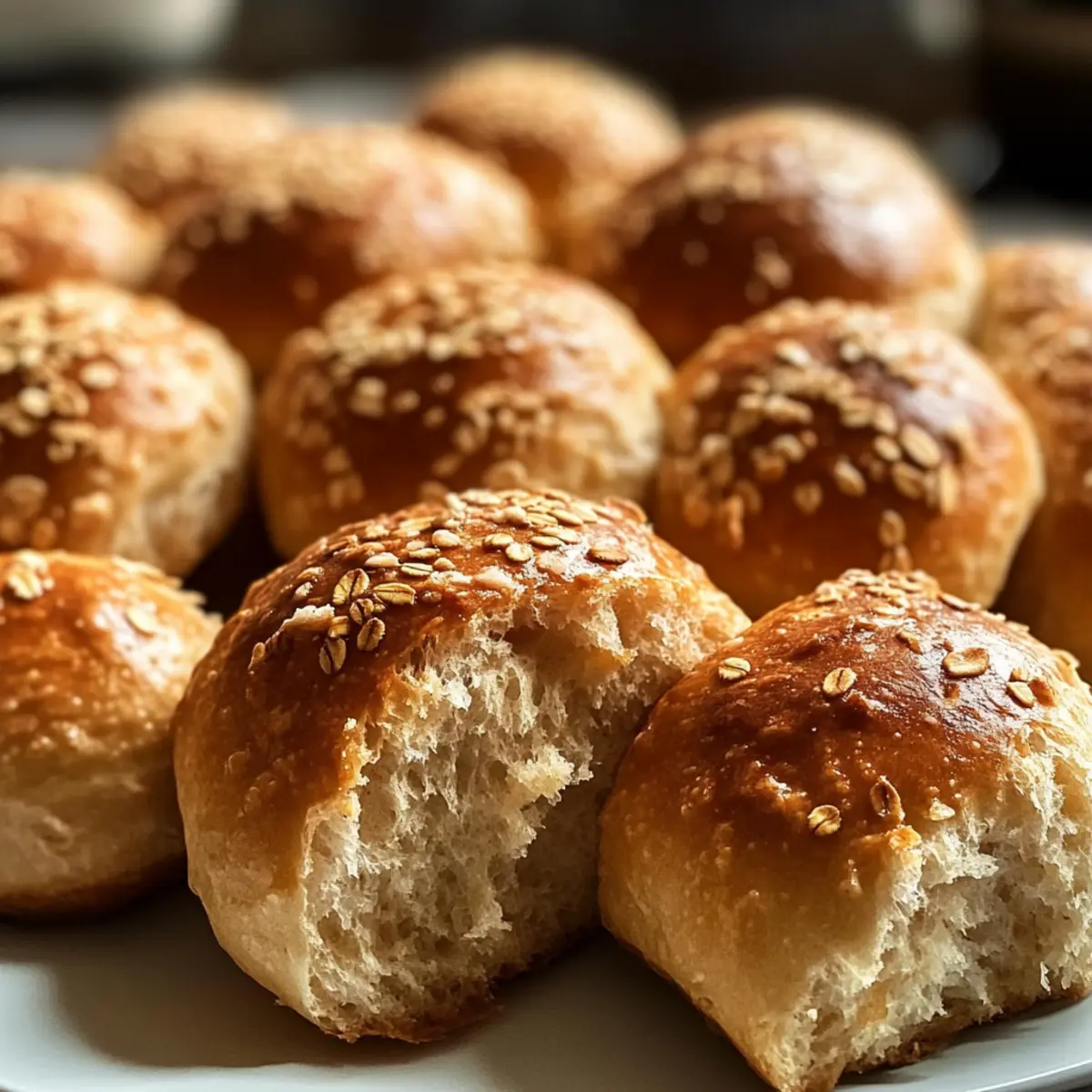 Cozy Oatmeal Molasses Rolls