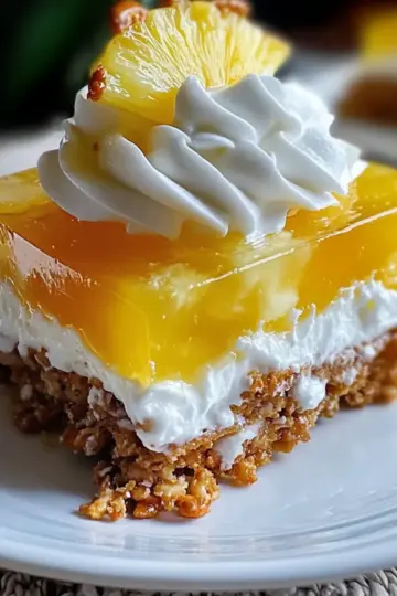 Pineapple Pretzel Salad