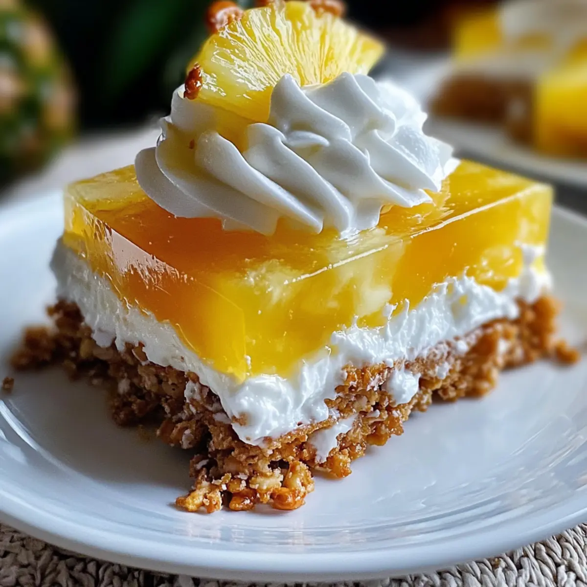 Pineapple Pretzel Salad