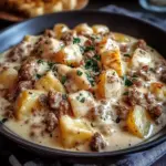 Creamy Meat Potato Skillet