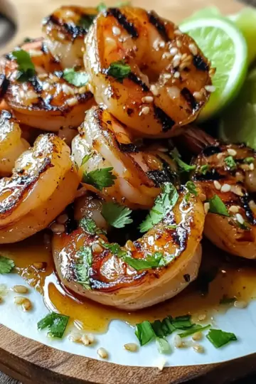 Honey Lime Grilled Shrimp