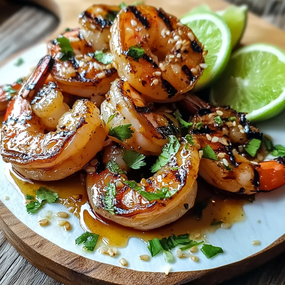Honey Lime Grilled Shrimp