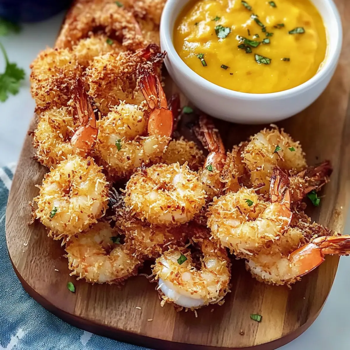 Jumbo Coconut Shrimp with Mango Dipping Sauce