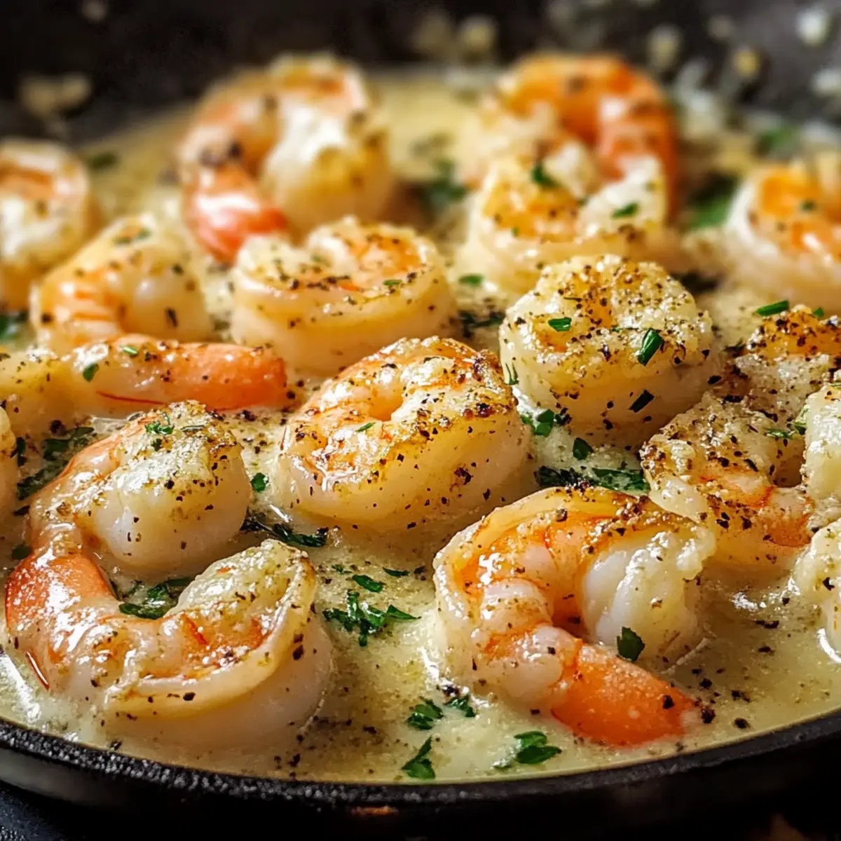 Ruth’s Chris–Inspired Garlic Parmesan Shrimp Skillet