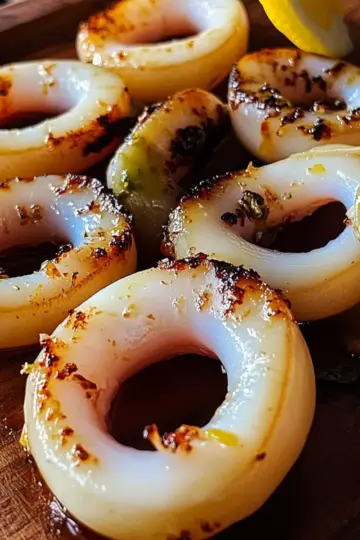 Grilled Squid with Ladolemono