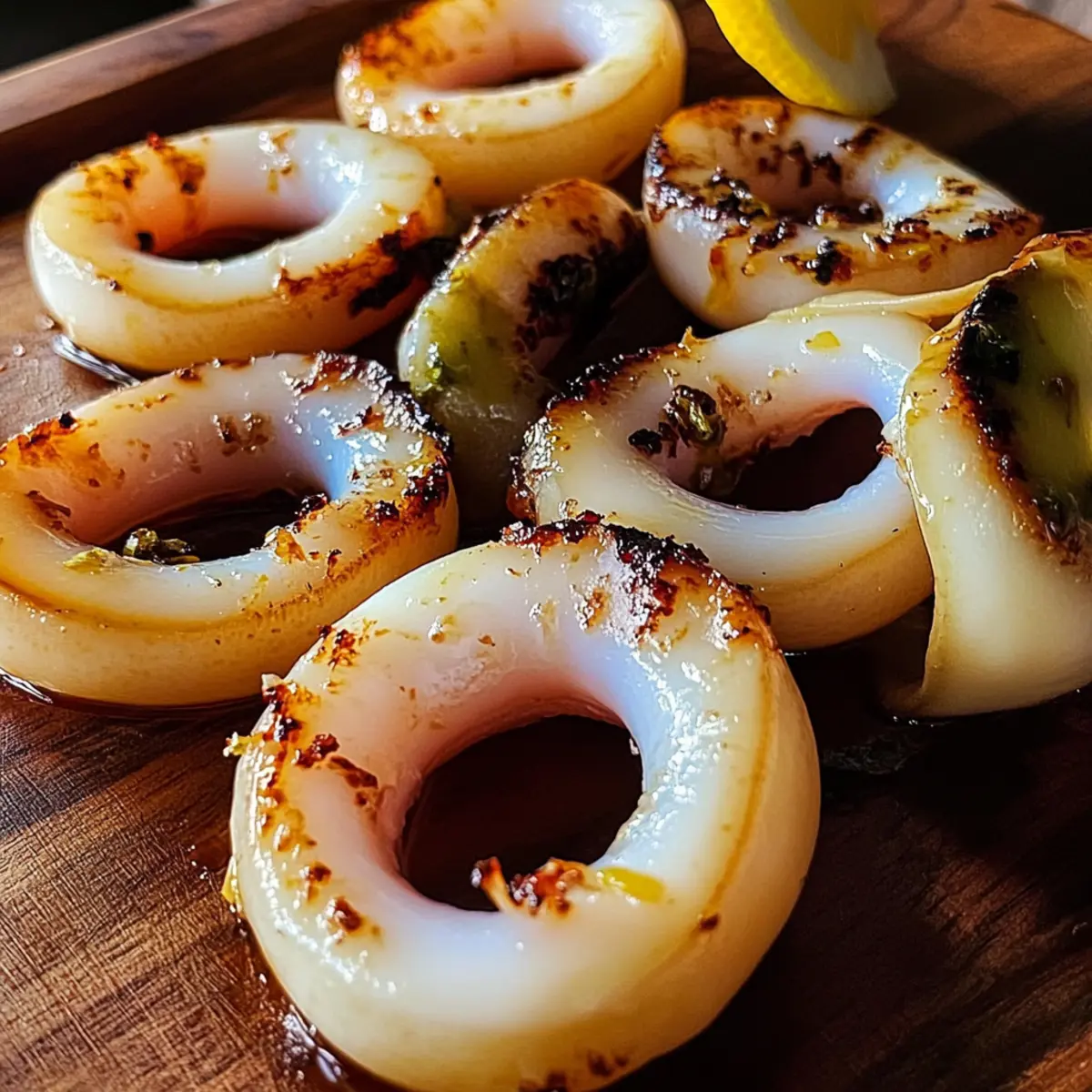 Grilled Squid with Ladolemono