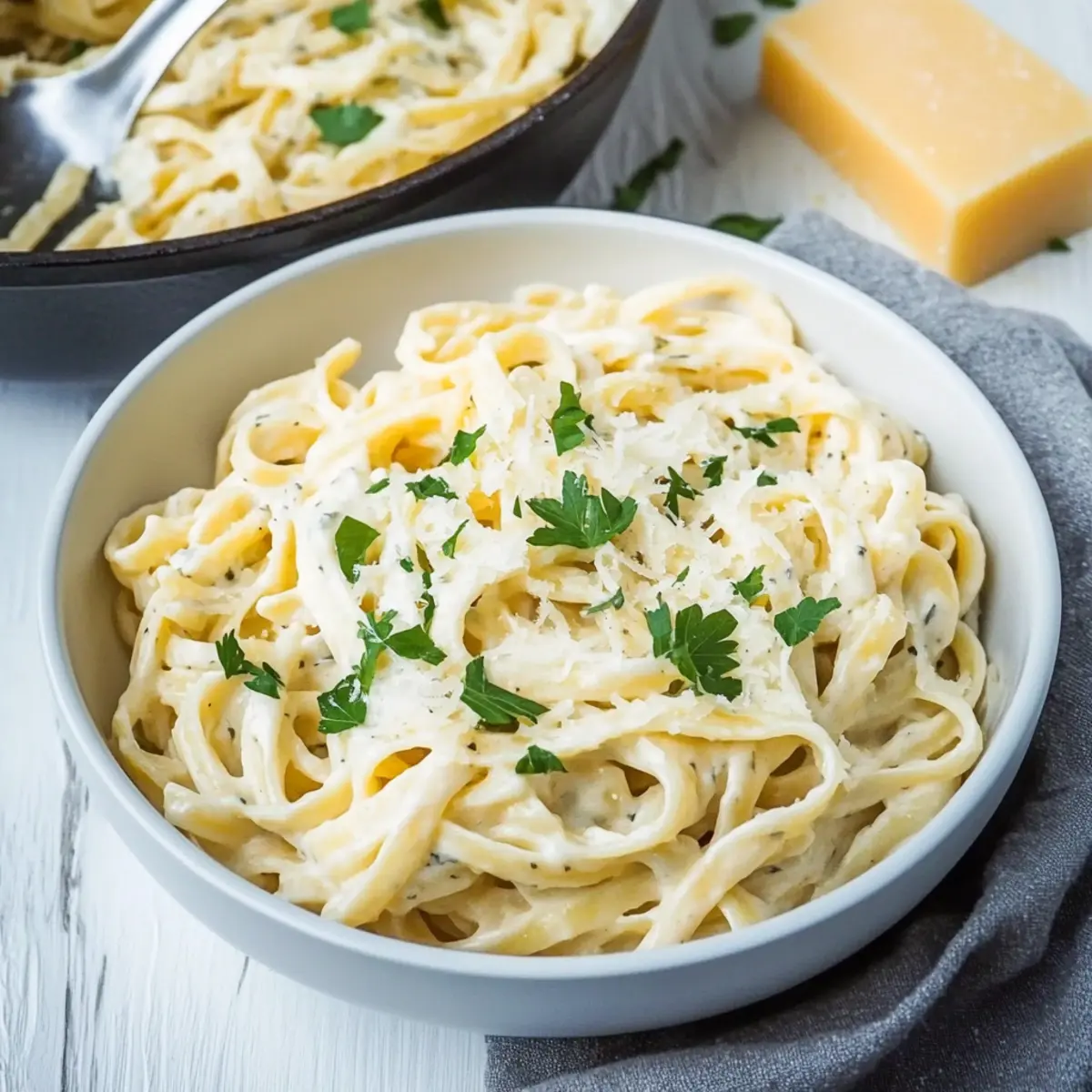 Cottage Cheese Alfredo