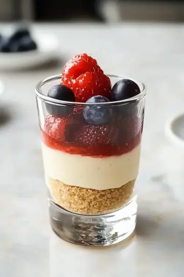 Dessert Shooters in Shot Glasses