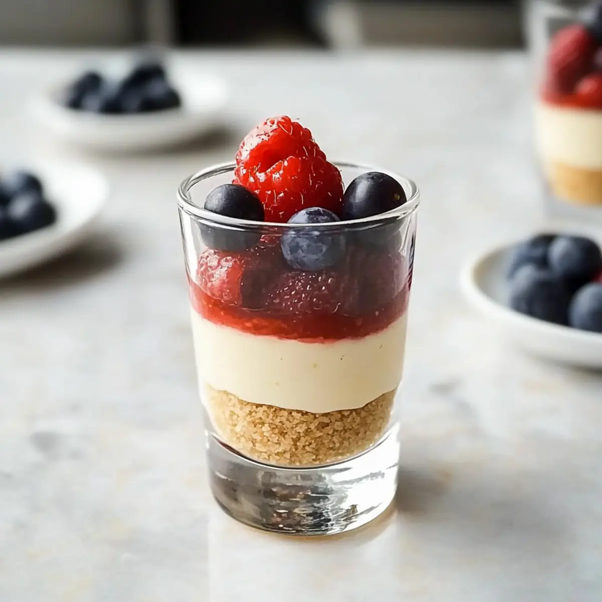 Dessert Shooters in Shot Glasses