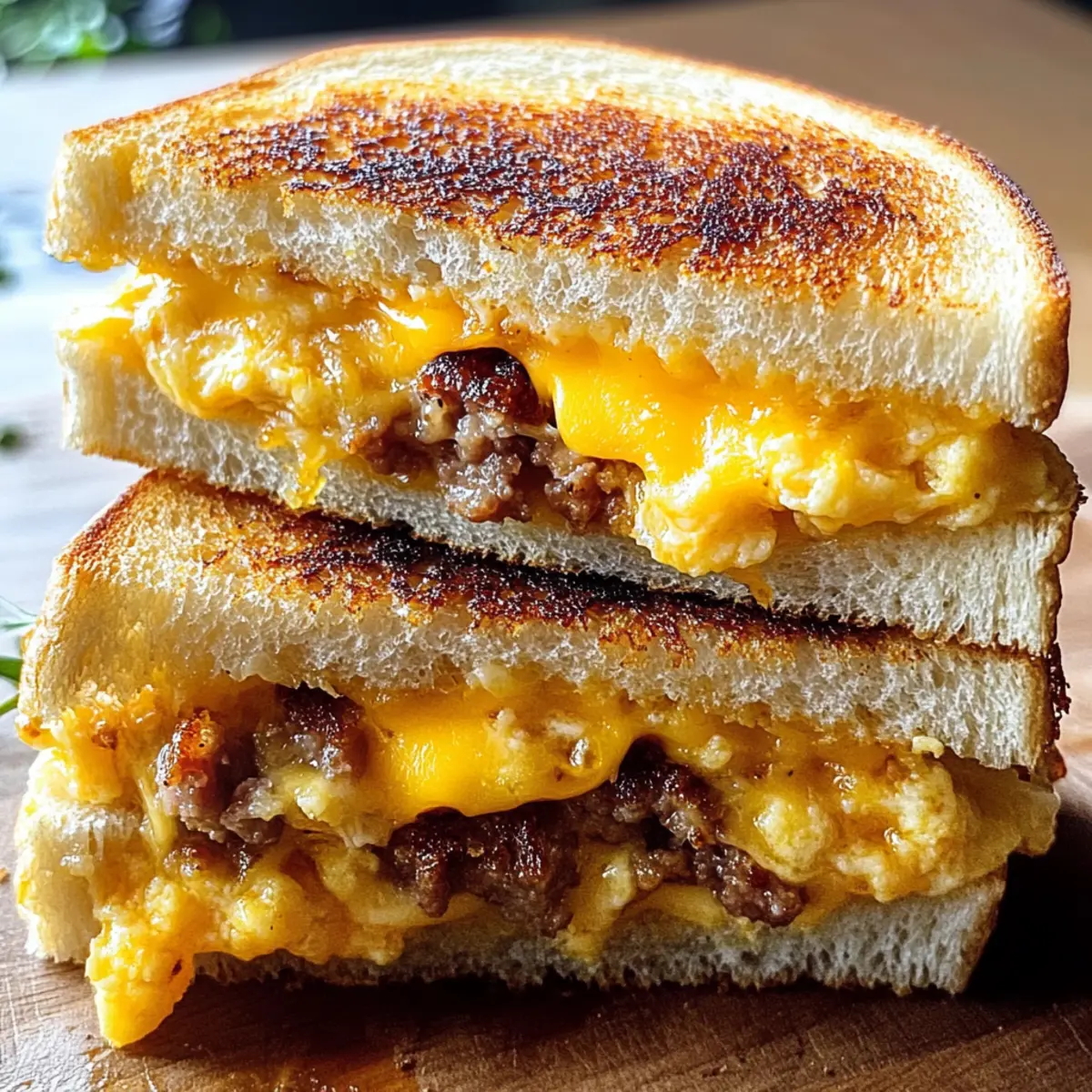 Breakfast Grilled Cheese