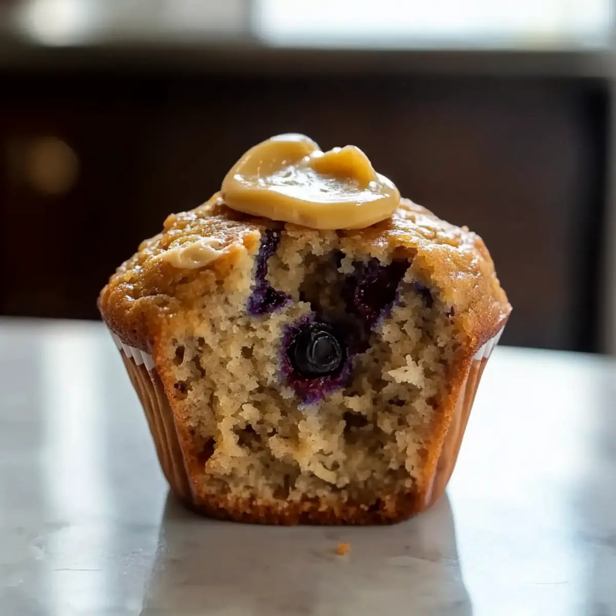Banana Peanut Butter Power Muffins