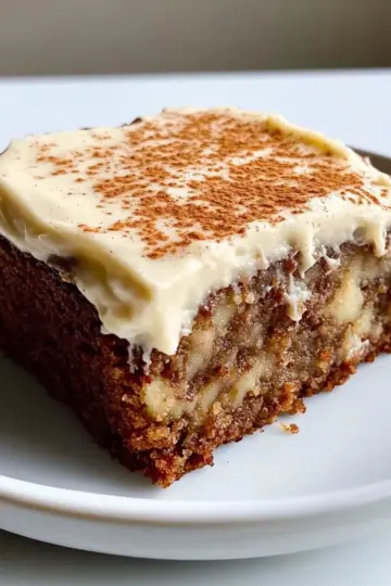 Banana Bread Brownies with Cream Cheese