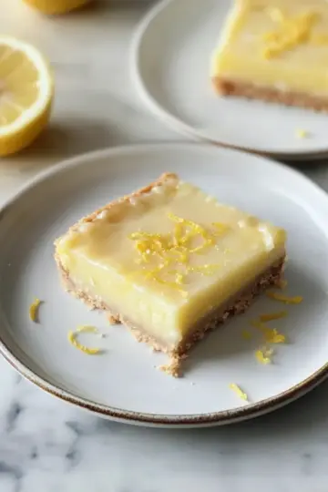Creamy No-Bake Lemon Bars