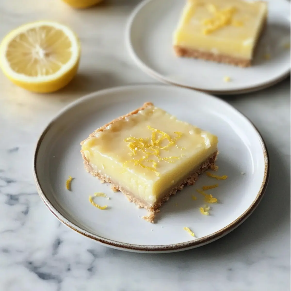 Creamy No-Bake Lemon Bars