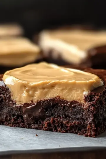 Crispy Chocolate Mousse Brownies