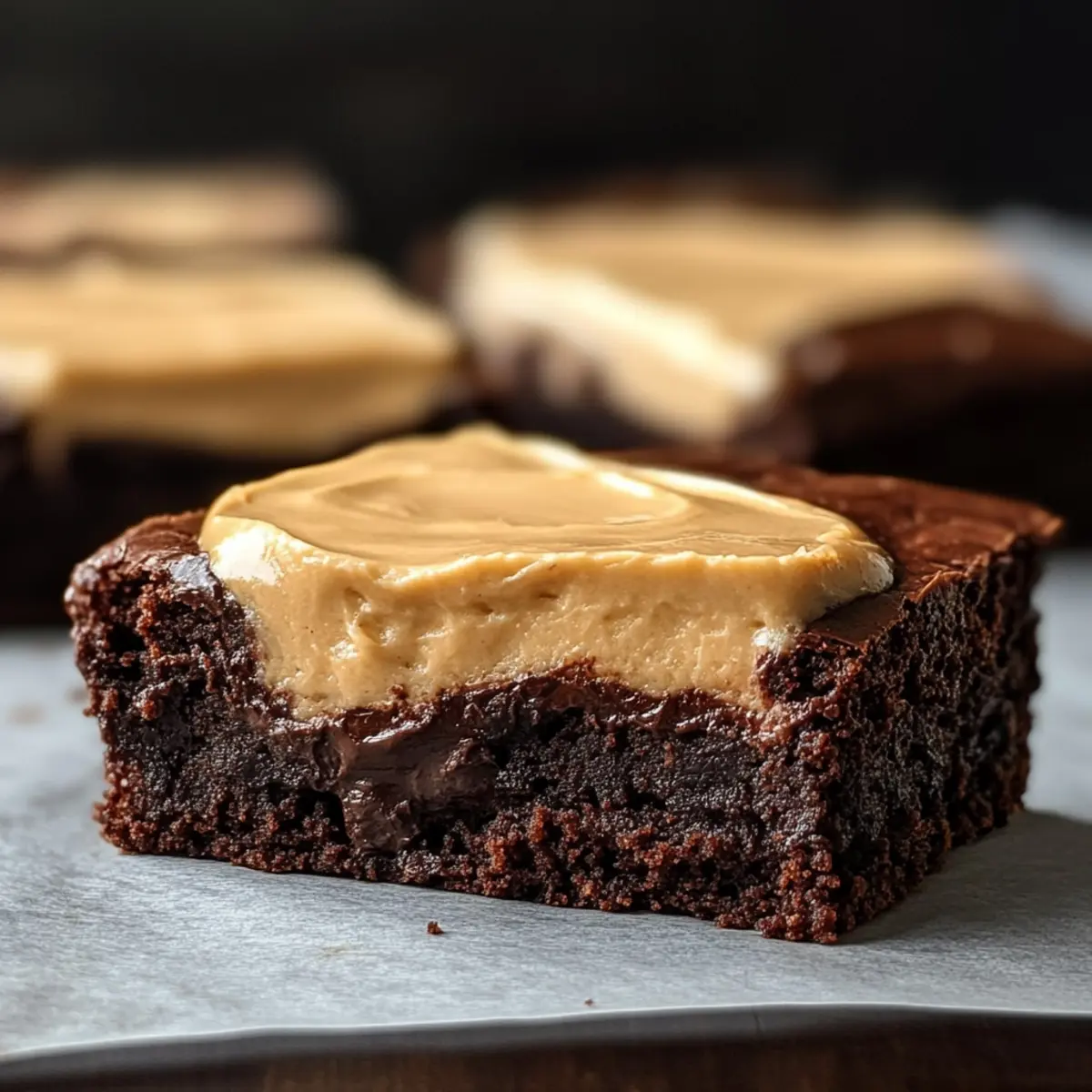 Crispy Chocolate Mousse Brownies