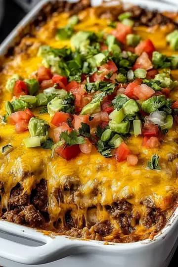 Beef Burrito Casserole