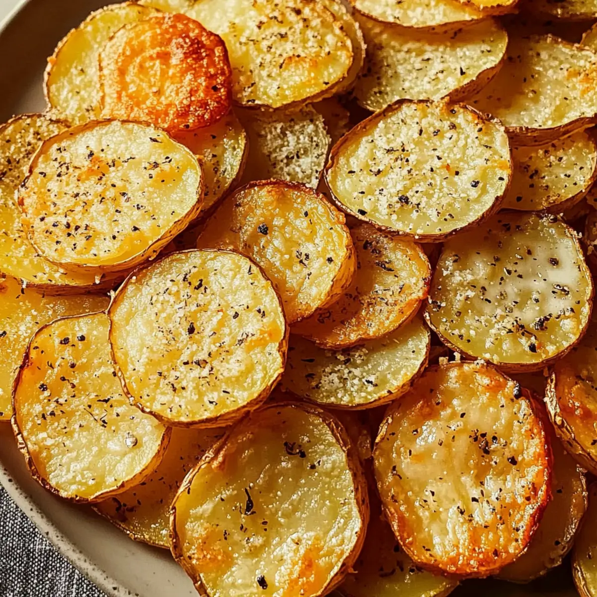 Oven Baked Potato Slices