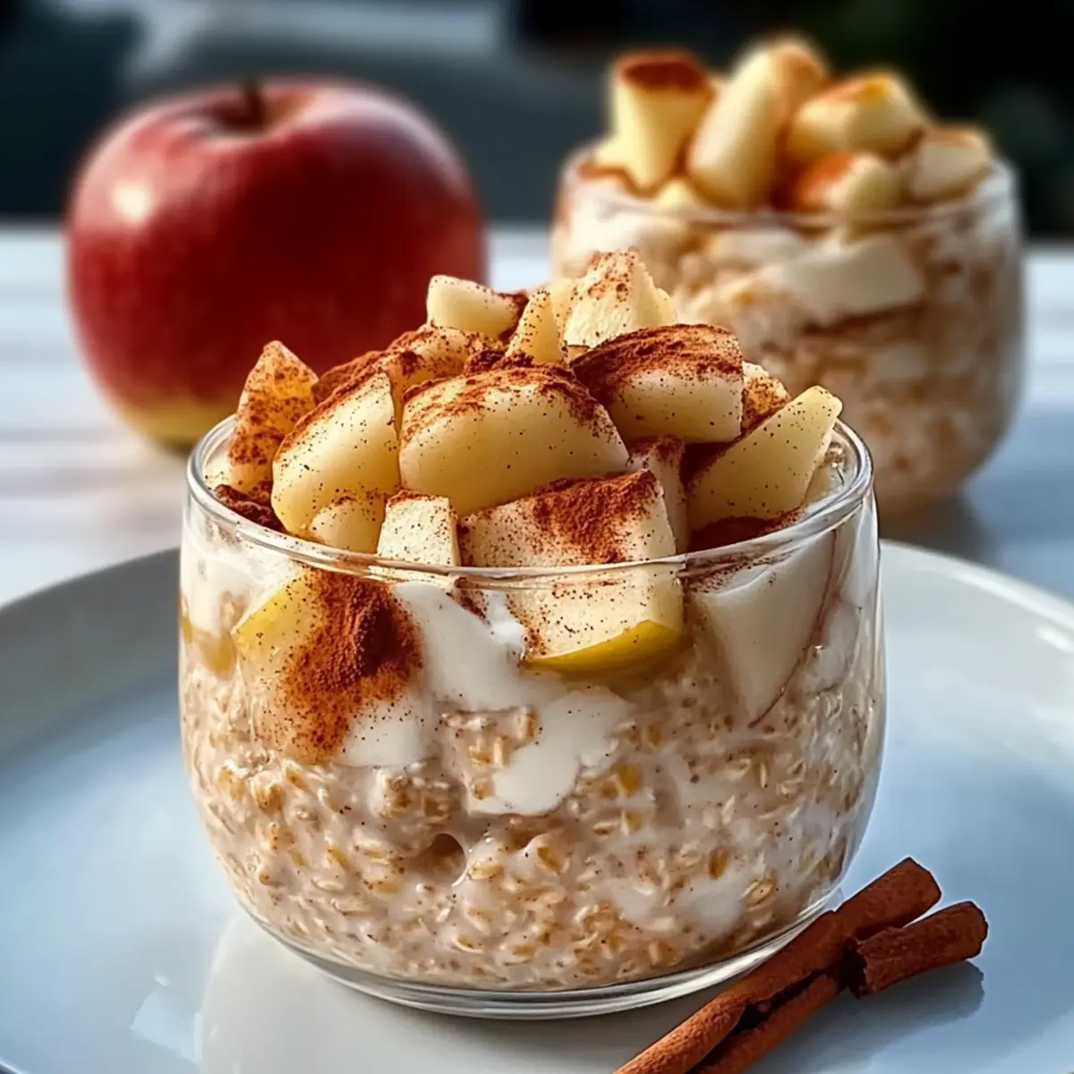 Apple Cinnamon Overnight Oats