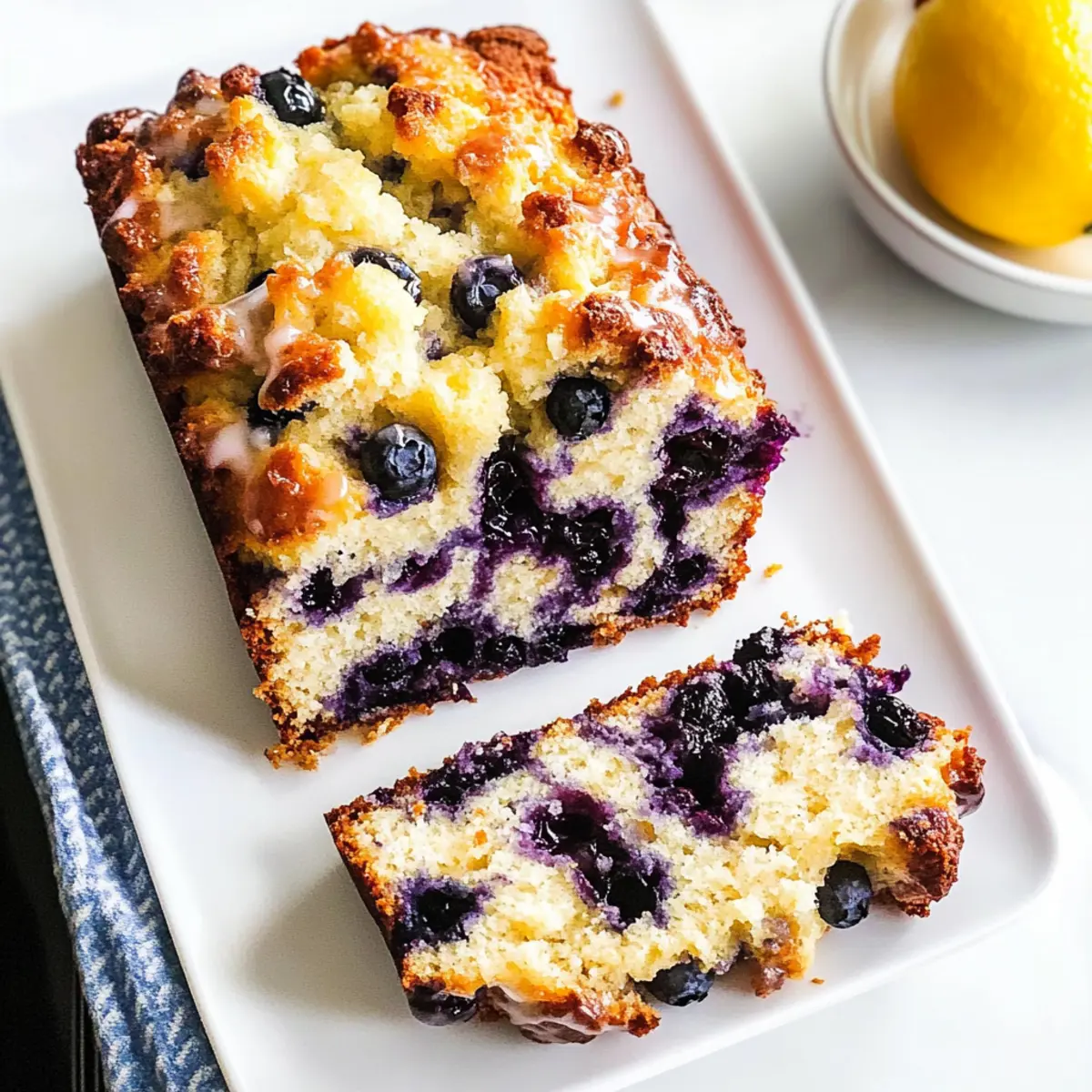 Blueberry and Lemon Loaf