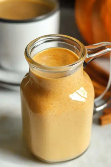 Homemade Pumpkin Coffee Creamer