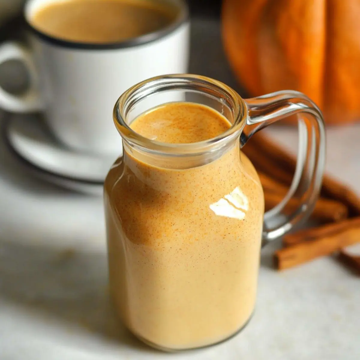 Homemade Pumpkin Coffee Creamer