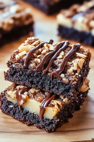 Samoa Brownies with Gooey Caramel