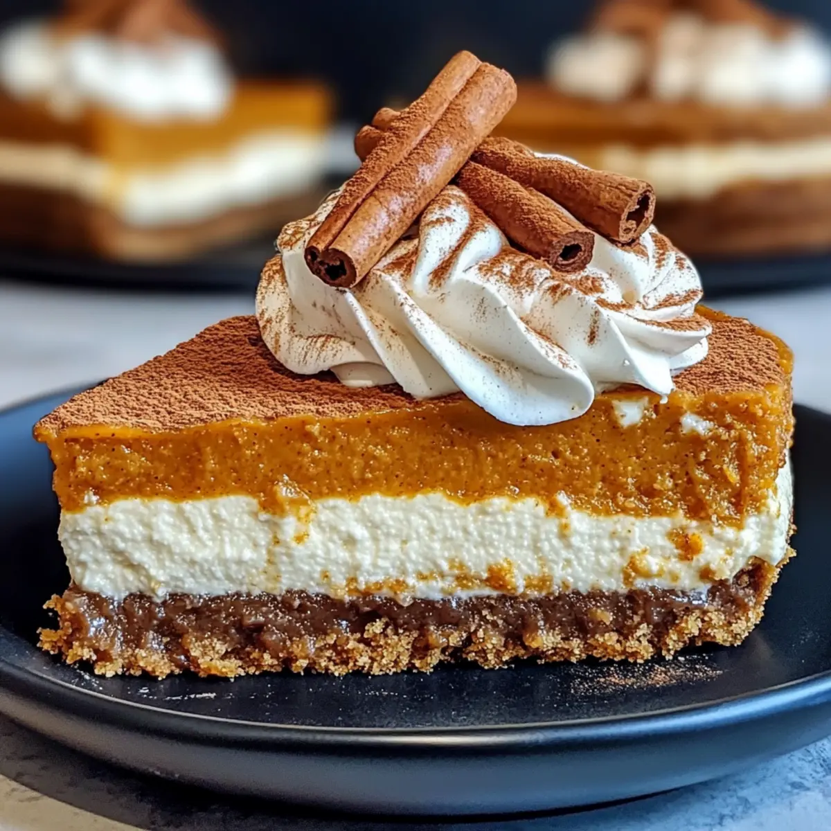 Pumpkin Spice Churro Cheesecake