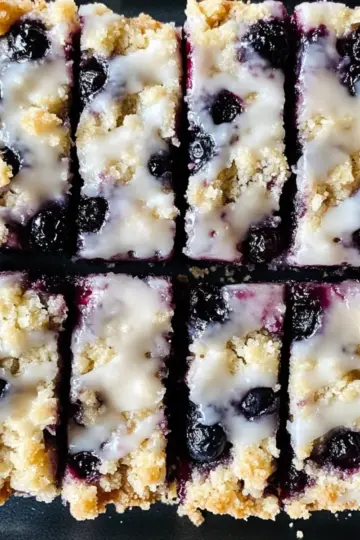 Blueberry Crumble Bars