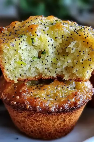 Brown Butter Lemon Zucchini Muffins