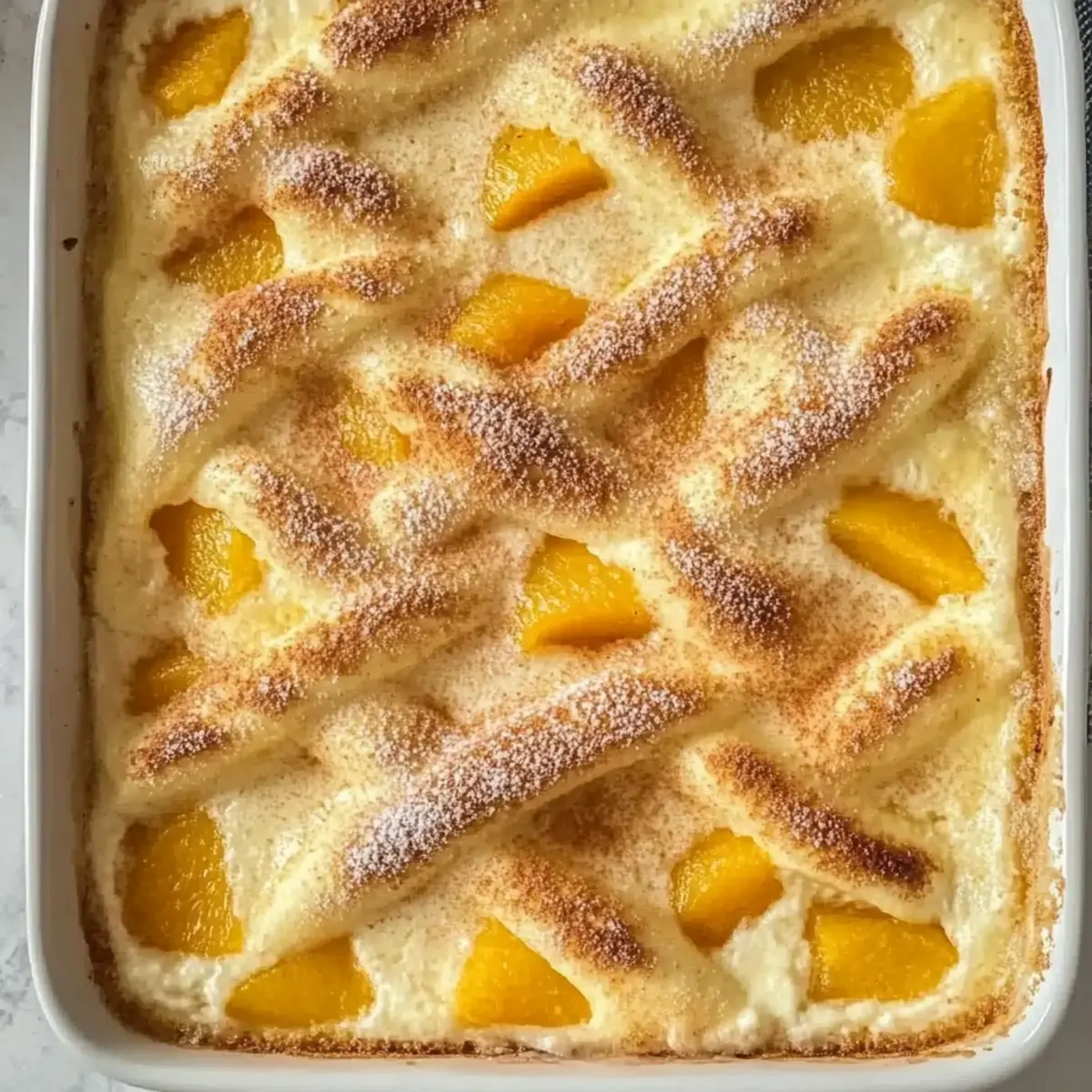 Peaches and Cream Cake