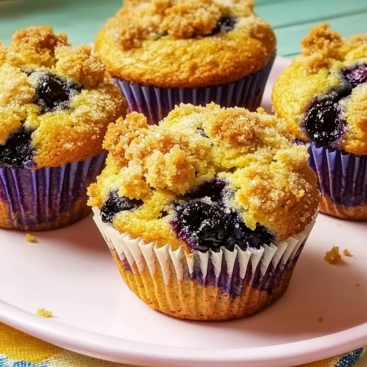 Extra Big Blueberry Muffins