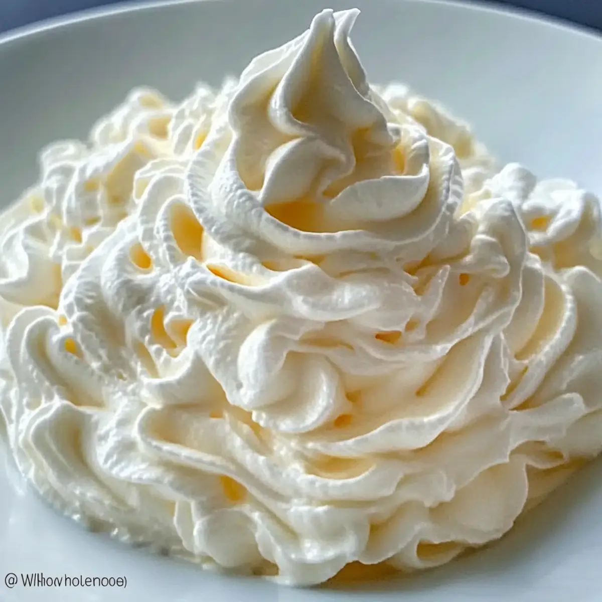Homemade Whipped Cream Dessert
