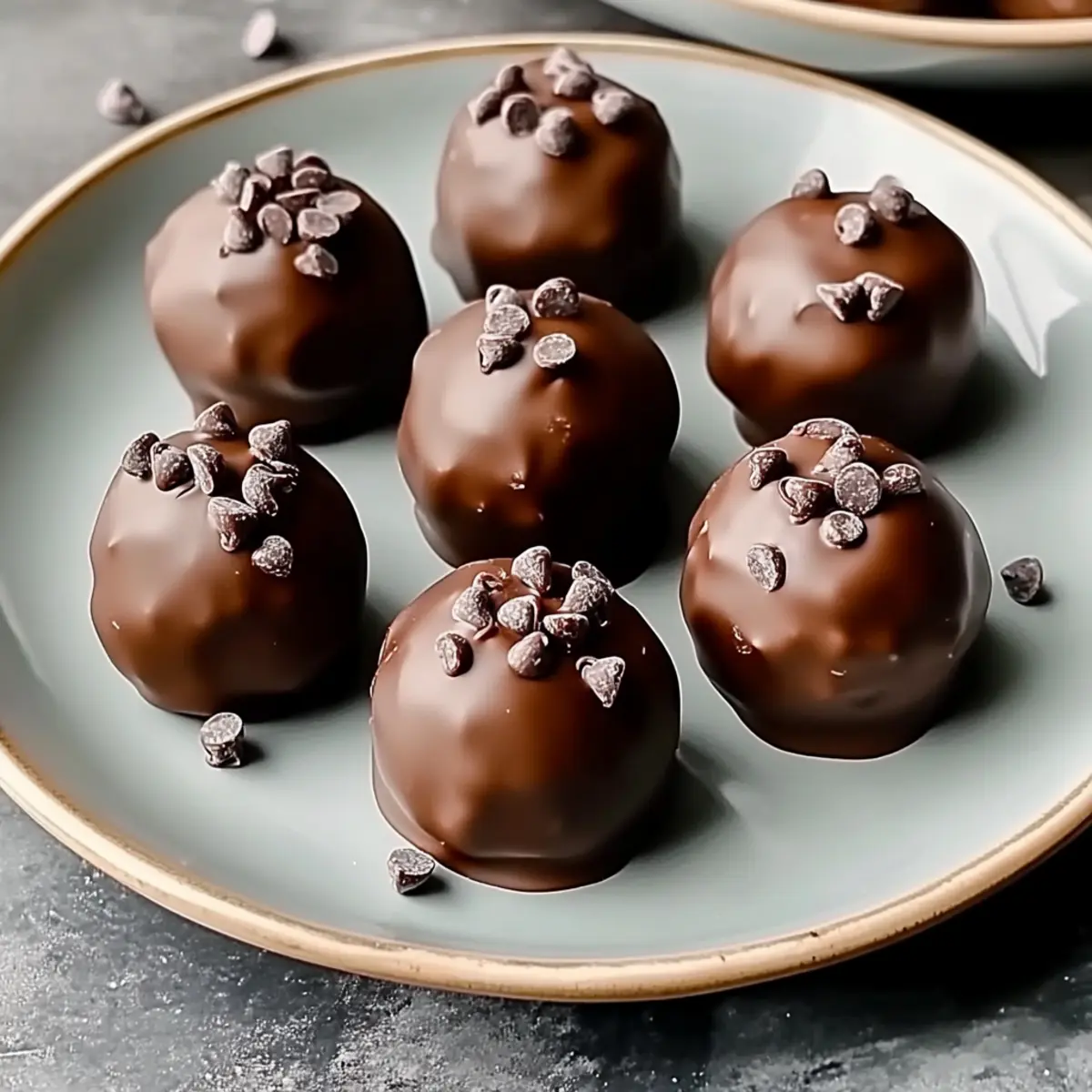 Chocolate Chip Cookie Dough Truffles