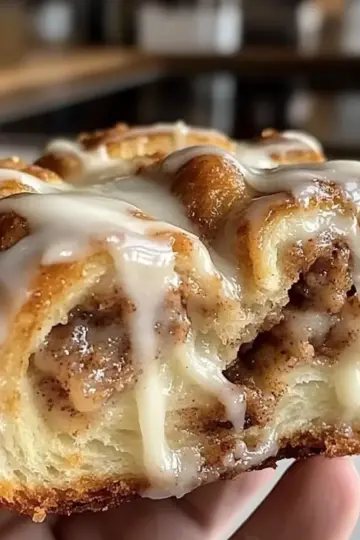 Cream Cheese Glazed Cinnamon Rolls